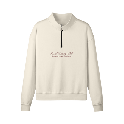 "Riyal Racing Club" Half Sip Sweater