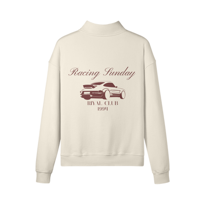 "Riyal Racing Club" Half Sip Sweater